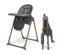 Maxi-Cosi Ava Plus Baby Highchair, 0-3 Years, Newborn Inlay Included, Compact & Foldable High Chair, Lightweight 9,62 kg, 6 Height Adjustments, One-Hand Removable Tray, 2 Wheels, Elegance Graphite