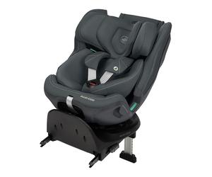 Maxi-Cosi Emerald 360 Plus, Car Seat 0-12 years, Authentic Graphite | From birth to 12 years, rear-facing up to 4 years, i-Size and G-CELL, one-hand 360° rotation, 5 recline, ClimaFlow