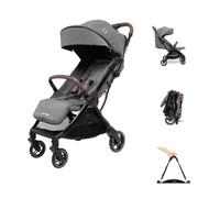Maxi-Cosi Eva3 Compact Pushchair, 0-22 kg, Select Grey | Lightweight Baby Stroller (8.2 kg), 0-4 Years, Full Lie-Flat Position, 3 Recline Positions, Automatic Fold, Carry Strap