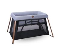 Maxi-Cosi Iris2, Compact Travel Cot, 0-15 kg, Essential Graphite | 2-in-1 Baby Travel Cot, 0-3 Years, 2 Sleep Levels, Side Entry Window, Foldable & Lightweight, Extendable Mattress