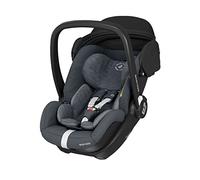 Maxi-Cosi Marble Baby Car Seat, Near Lie Flat Reclining Baby Seat with ISOFIX Base, Group 0+, i-Size, 40-85 cm (from Birth to approx 15 months), Essential Graphite