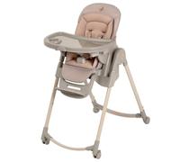 Maxi-Cosi Minla Plus 6-in-1 Evolutionary Highchair, 0 to 14 Years, Max. 60 kg, One Hand Swivel Tray, 4 Wheels, 9 Heights, 5 Reclining Positions, Adjustable Children's High Chair, Elegance Terra
