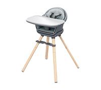 Maxi-Cosi Moa 8-in-1 highchair, Adjustable High Chair, Grows with Child, Multi-use highchair from 6 Months up to 5 Years, Up to 22kg, Beyond Graphite