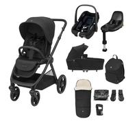 Maxi-Cosi Oxford+ Pebble S Car Seat Pushchair Bundle - Black
