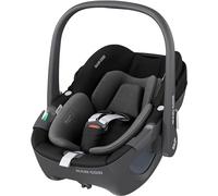 Maxi-COSI Pebble 360 i-Size, Baby Car Seat, 360 Car Seat Newborn, 0-15 Months (40-83 cm), One-Hand Rotation, ClimaFlow, Easy-in Harness, G-Cell Side Impact Protection, Essential Black