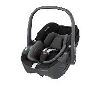 Maxi-Cosi Pebble 360 i-Size, Baby Car Seat, 360 Car Seat Newborn, 0-15 Months (40-83 cm), One-Hand Rotation, ClimaFlow, Easy-in Harness, G-Cell Side Impact Protection, Essential Black