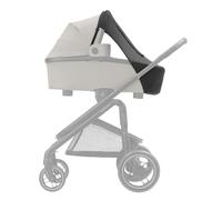 Maxi-Cosi Pram Sun Shade Cover, Compatible with Maxi-Cosi Carrycots, Pushchairs and Baby Car Seats, UPF 50+ Protection, With Peek-a-Boo Window, Baby Sun Shade, Multiple Ways to Use, Black