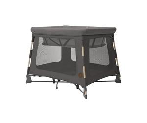 Maxi-Cosi Swift 3-in-1 Lightweight Foldable Travel Cot & Playpen, 0-3.5 Years, up to 15 kg, 2-in-1 Mattress, Ultra-Lightweight, 1-Second Fold, Travel Bag, Eco Care, Beyond Graphite