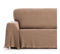Maxi Covers | Plaid for Sofa and Bed | Linen Colour | 180 x 260 | Mags Model | Multi-purpose Decorative Foulard | Easy Wash