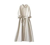 Maxi Dresses for Women UK 3/4 Sleeve Button Open Front Pocket Dress with Collar & Belt Design Casual Shirt Dress 2025 My Orders My Order Trending Deals