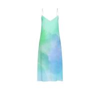 Maxi Dresses for Women UK, Summer Boho Beach Dress V Neck Sleeveless Spaghetti Strap Casual Swing A Line Long Flowy Beach Holiday Essentials Evening Lounge Basics Clothing