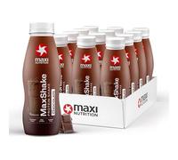 Maxi Nutrition MaxShake Protein Milkshake, Chocolate Flavour, 25 g Protein, 330 ml x 12 Pack