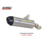 MAXI OVAL titanium slip on with carby endcap Yamaha XMAX 400 2013-2015 GIANNELLI