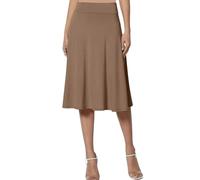 Maxi Skirt Women's Summer Midi Skirt to Wear for Women Love, coffee, M