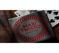 Maxi Twisto Red by Nick Trost - Visual Twisting Card Routine with Special Cards for Close-Up Magic