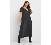 Maxi Wrap Dress Yours Black 30-32