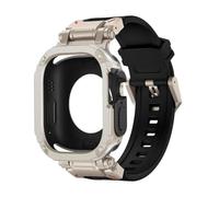Maxiangjuan 1PC Silicone Strap+Case Waterproof For Watch Ultra 3 2 49mm | Series 11-10 46mm for Iwatch SE 7 4-9 44mm 45mm