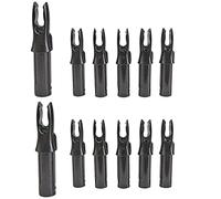 MAXIAOHANing Hunting Accessories 12 Pcs Archery Accessories Arrow Nock Durable Insert Tail Archery Arrow Nock Pin for Hunting Target Shooting Hunting Arrows(6.2mm)