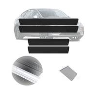 MAXIAOMA 4 PCS Door Sill Bumper Protective Film for Mitsubishi Eclipse Cross PHEV (2021-2023), Car Door Sill Protector Carbon Car Sill Protectors Strips Threshold Protection Sticker