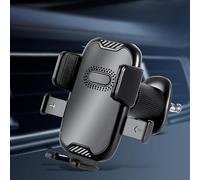 MAXIAOMA Car Phone Holder for BYD Seal U DM-i 2023 2024 2025, 360°Rotation Adjustable Air Vent Car Phone Mount Cradle Car Phone Mount Super Stable Hook Clip,Black