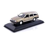 Maxichamps 940171711 1:43 Volvo 740 Break-1986-Gold Collectible Miniature Car, Gold