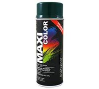 MaxiColor Gloss Fir Green RAL6009 Spray 400ml - Fast-drying, high-gloss finish for metal, wood & plastic. Offers vibrant color, smooth coverage, and long-lasting indoor/outdoor protection.