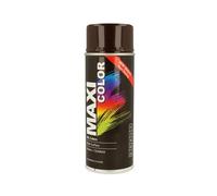 MaxiColor Gloss Choco Brown RAL8017 Spray 400ml - Fast-drying, high-gloss finish for metal, wood & plastic. Offers vibrant color, smooth coverage, and long-lasting indoor/outdoor protection.