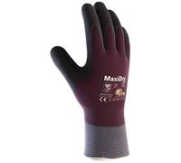 MaxiDry Zero 56-451 Cold Condition Work Glove with Thermal Lining and Full Double-Dipped Nitrile Coating (1, Extra Large)