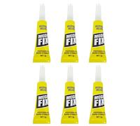 Maxifix 6PC 2g Superglue - Professional Super Strength Adhesive for Wood, Metal, Plastic & More - Ideal for Everyday Bonding Needs - High Impact Merchandising Unit with 6 Tubes
