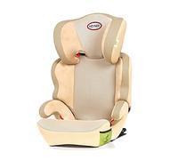 MaxiFix Aero Lightweight High Back Junior Adjustable Car Seat IsoFix Travel Comfort for Your Child 4-12 Years 15 to 36 kg (Beige)