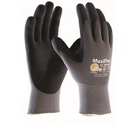 MaxiFlex Pack of 5 Ultimate Work Gloves, Assembly Gloves (All Sizes), Size: 7 (S), Black/Grey
