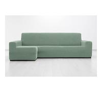MAXIFUNDAS FUNDAS DE SOFA & CHAISE LONGUE. Super Elastica Relive Left Arm Long Chaise Longue Cover (Facing Facing), Turquoise, Super Elastic Sofa Cover for Chaise Longue