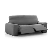 MAXIFUNDAS Relax Sofa Cover 3 Seater with 2 Feet Vega, Grey Recliner Sofa Cover, Fit, Easy to Install and Wash
