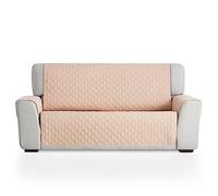 MAXIFUNDAS Reversible Quilted Sofa Cover 4 Seater - Extra Soft Sofa Cover Beige/Brown - Sofa Protector Cover with Elastic Straps - Sofa Cover Model MAUI