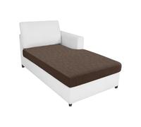 MAXIJIN Waterproof Sofa Seat Cushion Cover Jacquard Fabric Sofa Seat Cover for Sofa Cushion L Shaped Chaise Longue Furniture Protection (Dark Brown, Chaiselounge)