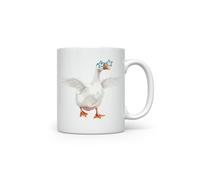 MAXIKIWI - Smooth Durable Ceramic Coffee or Tea Mug for Home or Office - Perfect for Any Occasion - Silly Goose SVG - 300ml