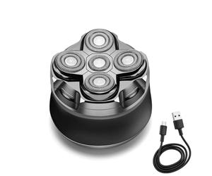MAXILISSE Head Shaver - Electric Head Shaver for Men | 5 Floating Heads, Cordless & Rechargeable, Ergonomic Design, Stainless Steel Blades, Replacement Head Available