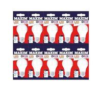 Maxim LED A60 GLS Edison Screw (Daylight White) - 6watt (40watt) - 470 Lumen (Pack 10) - 40MLGE22D5X10