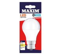 Maxim LED GLS Bayonet Cap (Warm White) - 16watt (100watt) (Pack 10), 100MLGBCWW5X10