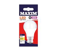 Status LED Bulb Maxim GLS Bayonet Cap - Warm White 6W (40W) Pack 10