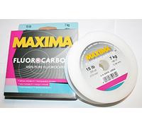 Maxima 1 SHT FLUOROCARBON 15LB One Shot, Clear, 25m