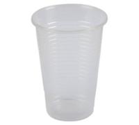 Maxima Disposable Water Cups Plastic 200ml Transparent Pack of 100