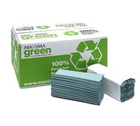 Maxima Green 1 Ply C Fold Hand Towels