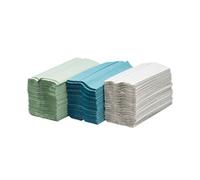 Valuex 2 Ply C Fold Hand Towels White 162 Sheets Per Sleeve (305Mm X 217Mm) (Pack 15 Sleeves 2430 Sheets) - 1104061