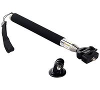 MaximalPower Telescopic Handheld Monopod Selfie Stick Extendable Upto 42 inch with Tripod Mount for GoPro Hero 1 2/3/3+ - Black