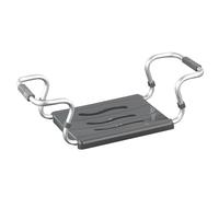 Maximex 73392500 Bathtub-seat Secura Anthracite-extendable, 150 kg Load-Bearing Capacity, Metal-Aluminium, 55-65 x 18 x 26 cm, Silver