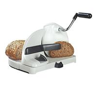 Maximex 7519500 Bread Slicer with Hand Crank, Rustproof Stainless Steel, 31 x 20 x 29 cm, Silver