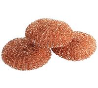Maximex 87643500 Copper scouring Pads-Set of 3, 9 x 9 x 2.2 cm