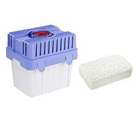 Maximex Moisture Killer with 5kg Granulate Block, Dehumidifier, Holds up to 8L Moisture, Laboratory Tested, Refillable, Reduces Mould & Odours, 29 x 29 x 24 cm, Grey/Blue