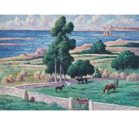 Maximilien Luce - L'Île à bois, Kermouster, Lézardrieux, 1914